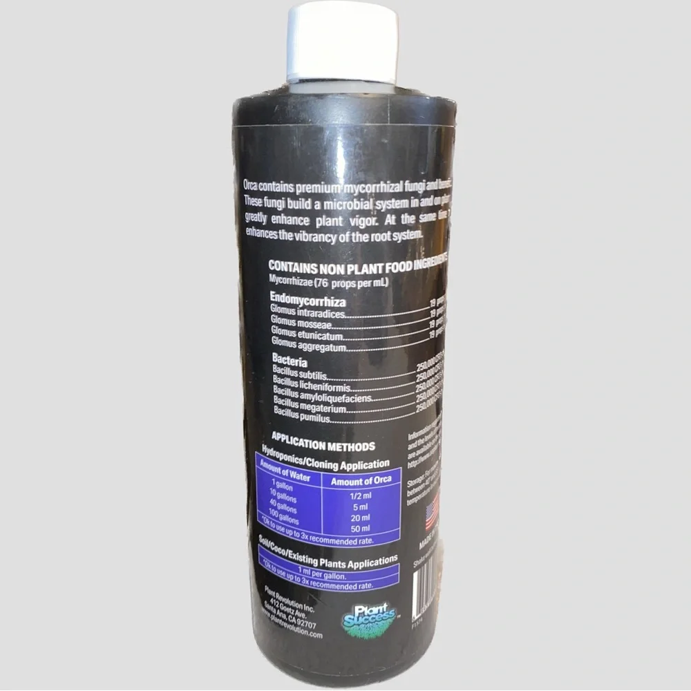 Plant Success Orca Aquarium Liquid Mycorrhizae with Beneficial Bacteria 16 fl oz